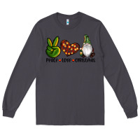 Smoke peace love gnomes christmas Long Sleeve Tee - RanaPortraitStore
