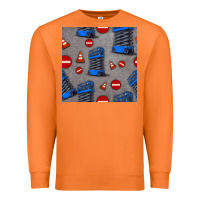 Carrot scissor lift seamless pattern Premium Sweatshirt - BundleAndBundleShop