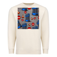 Sandshell scissor lift seamless pattern Premium Sweatshirt - BundleAndBundleShop