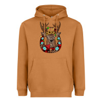 Meerkat christmas horseshoe Heavyweight Hoodie - JahusDesignShop