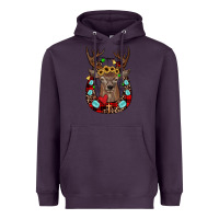 Plum christmas horseshoe Heavyweight Hoodie - JahusDesignShop