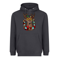 Smoke christmas horseshoe Heavyweight Hoodie - JahusDesignShop