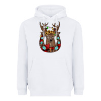 White christmas horseshoe Heavyweight Hoodie - JahusDesignShop