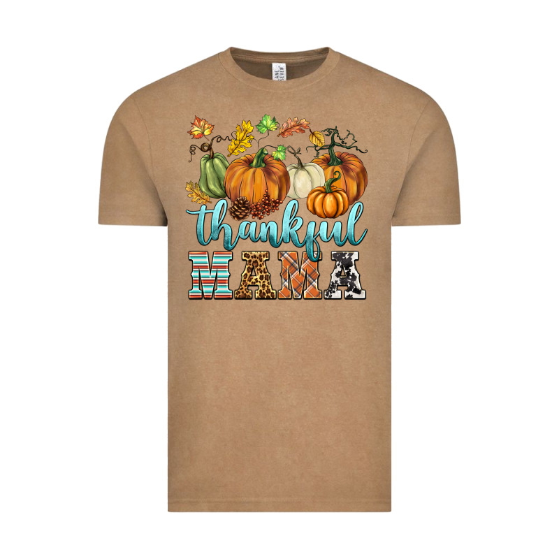 Thankful Mama Vintage Tee by BarkalooDesign | Teevron