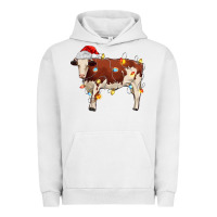 Pigment Lunar Rock Christmas cow Urban Hoodie - MaliasSmallBusiness