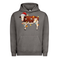 Pigment Tornado Christmas cow Urban Hoodie - MaliasSmallBusiness