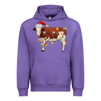Tulip Christmas cow Urban Hoodie - MaliasSmallBusiness