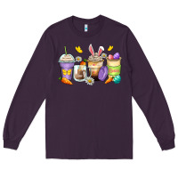 Plum easter day coffee cups Long Sleeve Tee - Zillion Design Studio
