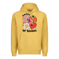 Antique Gold happy 100 days of school Premium Hoodie - MaliasSmallBusiness