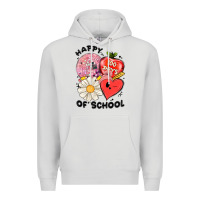 Dove Grey happy 100 days of school Premium Hoodie - MaliasSmallBusiness