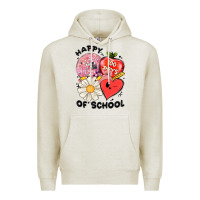 Oatmeal Heather happy 100 days of school Premium Hoodie - MaliasSmallBusiness