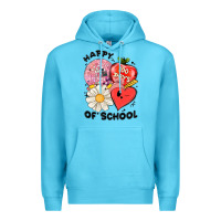 Ocean Blue happy 100 days of school Premium Hoodie - MaliasSmallBusiness