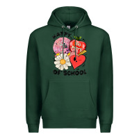 Sports Green happy 100 days of school Premium Hoodie - MaliasSmallBusiness