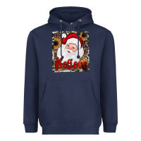 Navy believe santa Heavyweight Hoodie - JahusDesignShop