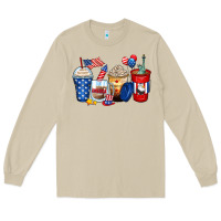 Mushroom 4th of july coffee cups Long Sleeve Tee - Zillion Design Studio