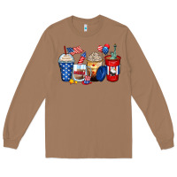 Toasted Coconut 4th of july coffee cups Long Sleeve Tee - Zillion Design Studio