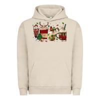Pigment French Oak lumberjack coffee Urban Hoodie - MaliasSmallBusiness