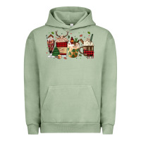 Pigment Oil Green lumberjack coffee Urban Hoodie - MaliasSmallBusiness