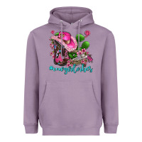 Lavender cowgirl vibes with boots and gun Heavyweight Hoodie - AdoDesignShop