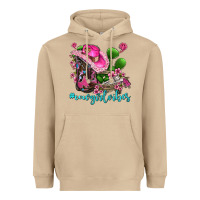 Mushroom cowgirl vibes with boots and gun Heavyweight Hoodie - AdoDesignShop
