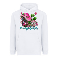 White cowgirl vibes with boots and gun Heavyweight Hoodie - AdoDesignShop