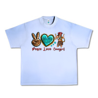 Grape Ice peace love cowgirl Urban Heavy Tee - texasbilliewilder