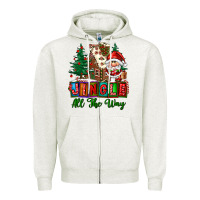 Jingle All The Way Zipper Hoodie | Teevron