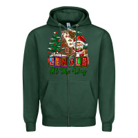 Sports Green jingle all the way Zipper Hoodie - FaDigitalArtStudio