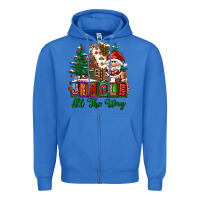 True Royal jingle all the way Zipper Hoodie - FaDigitalArtStudio