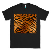 Black handdrawn tiger pattern Classic Tee - BarkalooDesign
