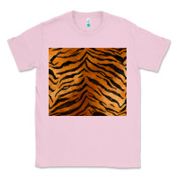 Bubblegum Pink handdrawn tiger pattern Classic Tee - BarkalooDesign
