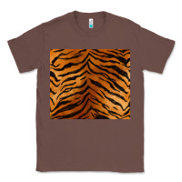 Chestnut handdrawn tiger pattern Classic Tee - BarkalooDesign