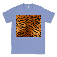 Colony Blue handdrawn tiger pattern Classic Tee - BarkalooDesign