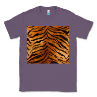 Lavender handdrawn tiger pattern Classic Tee - BarkalooDesign