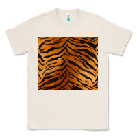 Natural handdrawn tiger pattern Classic Tee - BarkalooDesign