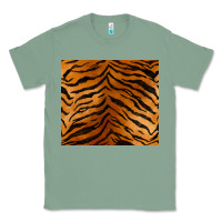 Sage handdrawn tiger pattern Classic Tee - BarkalooDesign