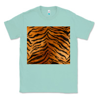 Seafoam handdrawn tiger pattern Classic Tee - BarkalooDesign