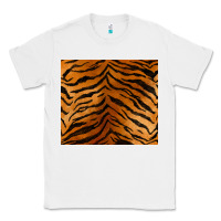 White handdrawn tiger pattern Classic Tee - BarkalooDesign
