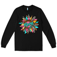 Black racing sunflower Long Sleeve Tee - AdoDesignShop