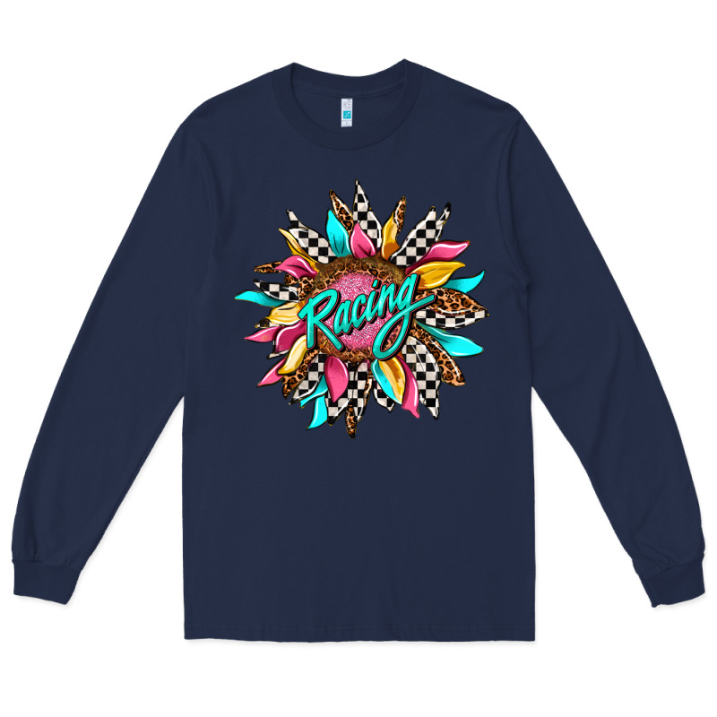 Racing Sunflower Long Sleeve Tee by AdoDesignShop | Teevron