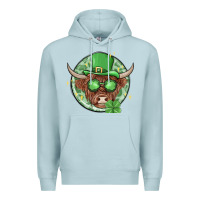 Blue Mist st. patrick's day heifer Premium Hoodie - MaliasSmallBusiness