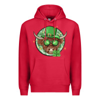 Cardinal st. patrick's day heifer Premium Hoodie - MaliasSmallBusiness