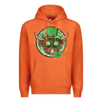Carrot st. patrick's day heifer Premium Hoodie - MaliasSmallBusiness