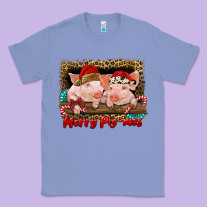 Merry Pig Mas Classic Tee Designed By Ranaportraitstore