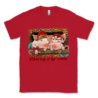 Red merry pig mas Classic Tee - RanaPortraitStore