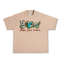 Burro peace love freebird Urban Heavy Tee - texasbilliewilder
