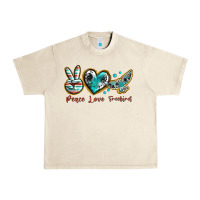 Sandshell peace love freebird Urban Heavy Tee - texasbilliewilder