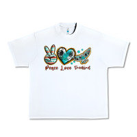White peace love freebird Urban Heavy Tee - texasbilliewilder