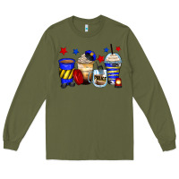 Army Green police coffee cups Long Sleeve Tee - Zillion Design Studio