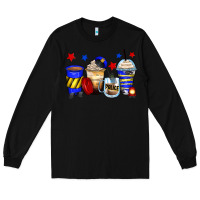 Black police coffee cups Long Sleeve Tee - Zillion Design Studio
